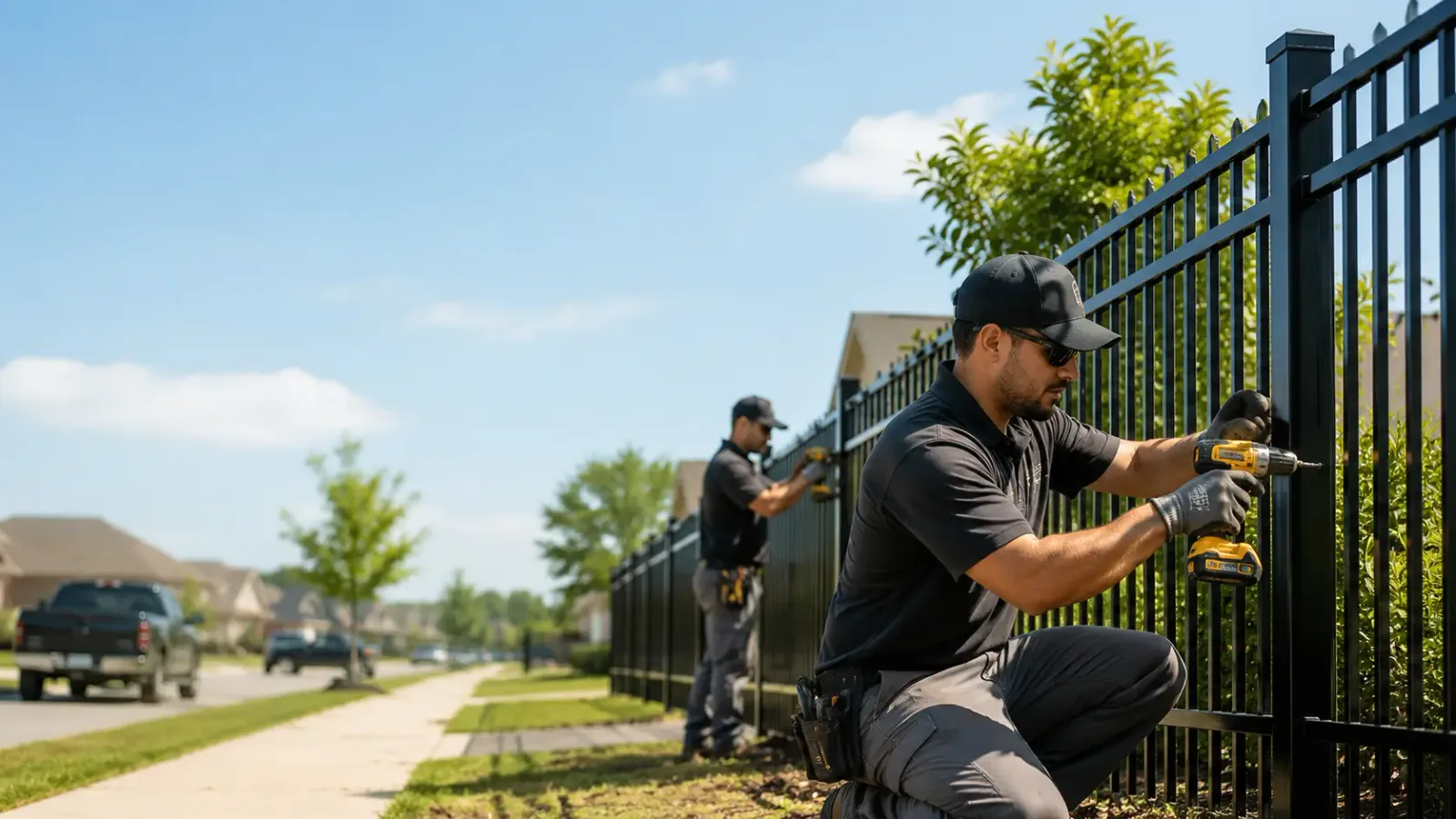 Metal Fence Installation in Roans Prairie, TX